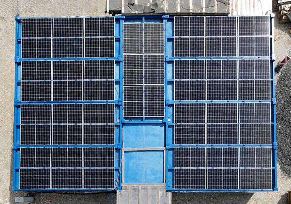 XY Energy Solarpaneele Containeraufsatz