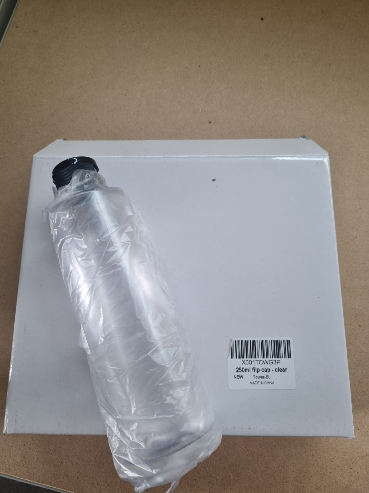 Toureal EU Slip Cap-clear Bottles 250ml, Position 3 Stück