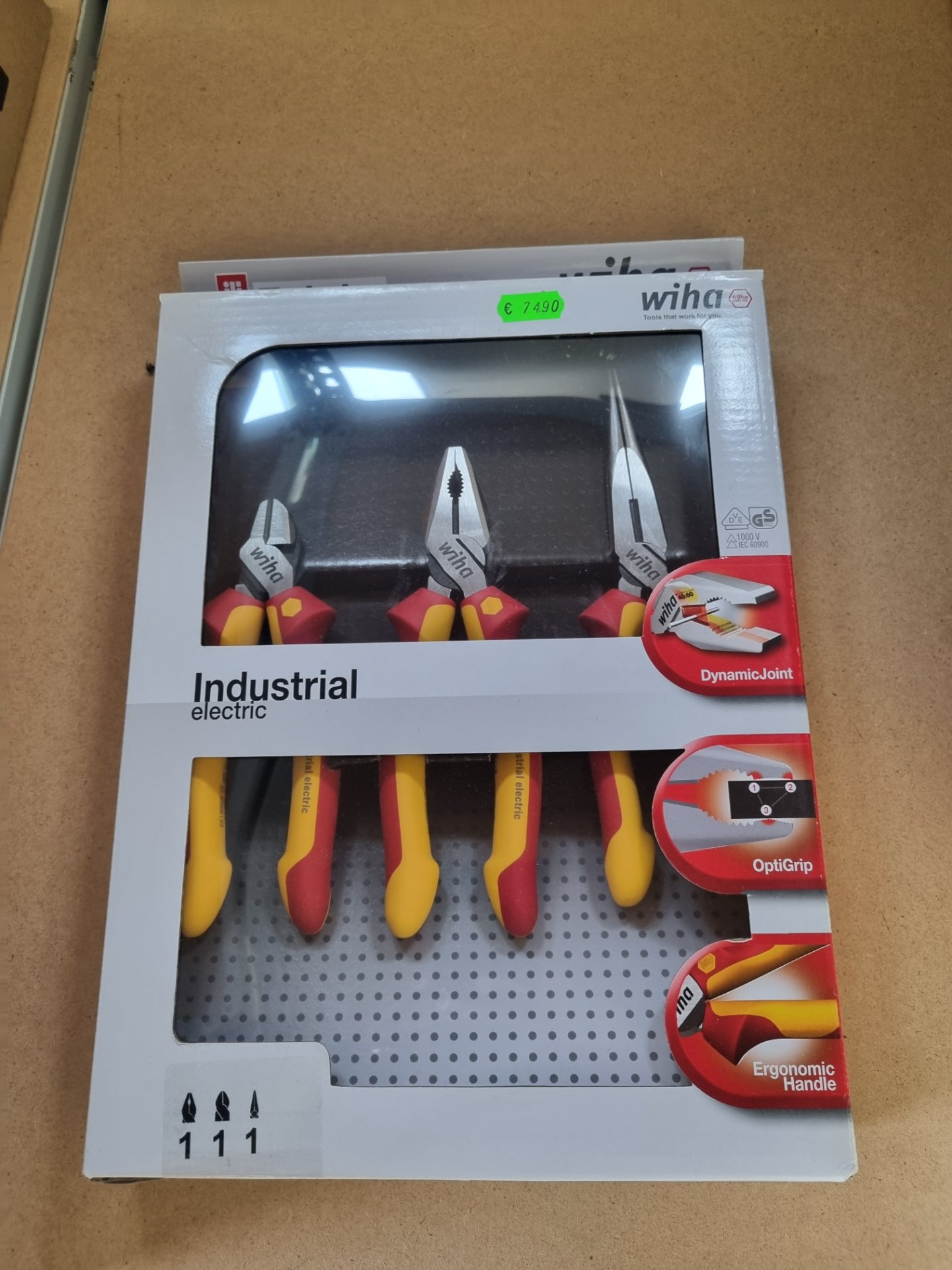 Wiha Zangen Set Industrial electric 3tlg., Position 5 Stück