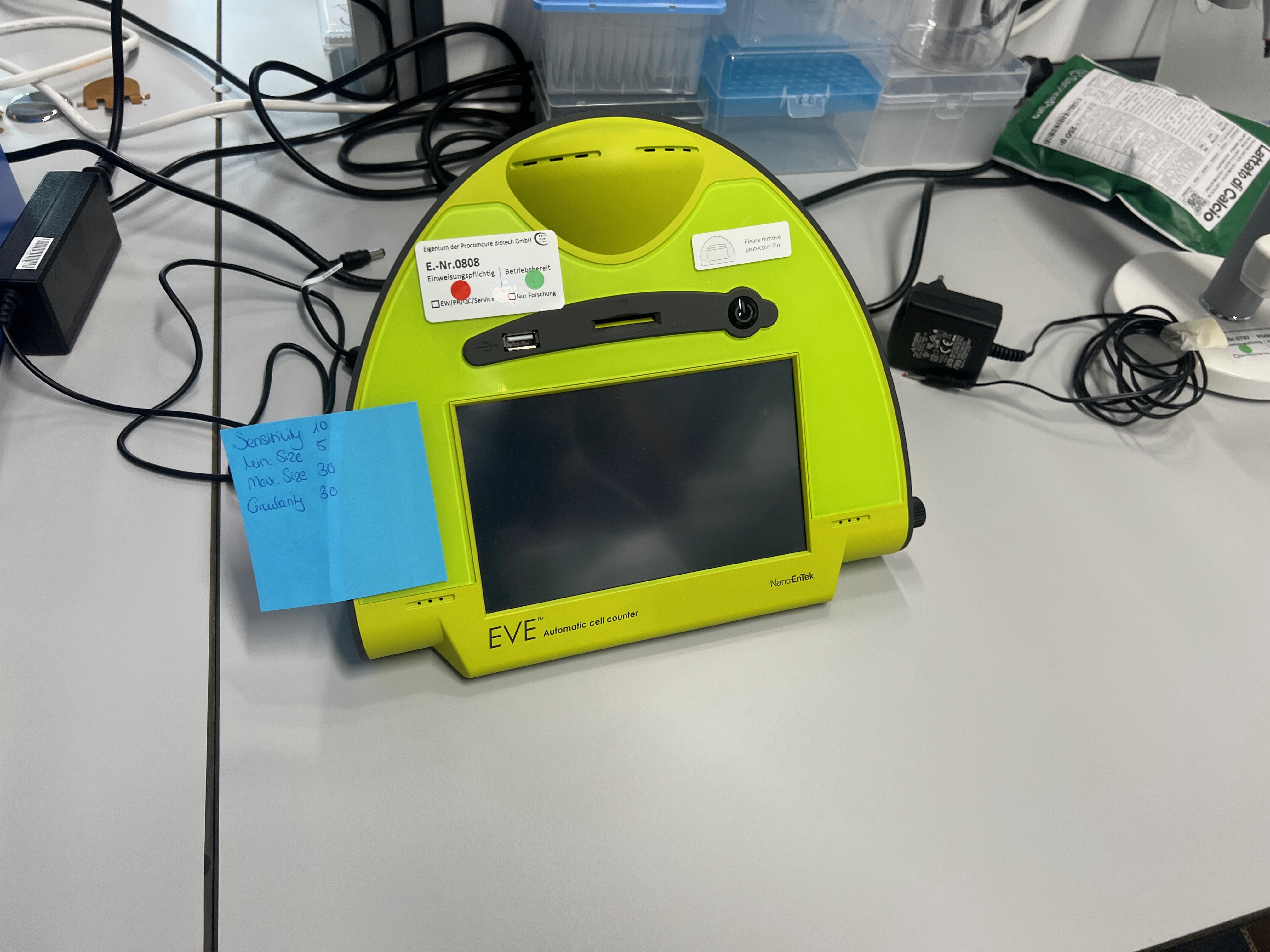 Automatischer Zellzähler EVE-MC NanoEntek