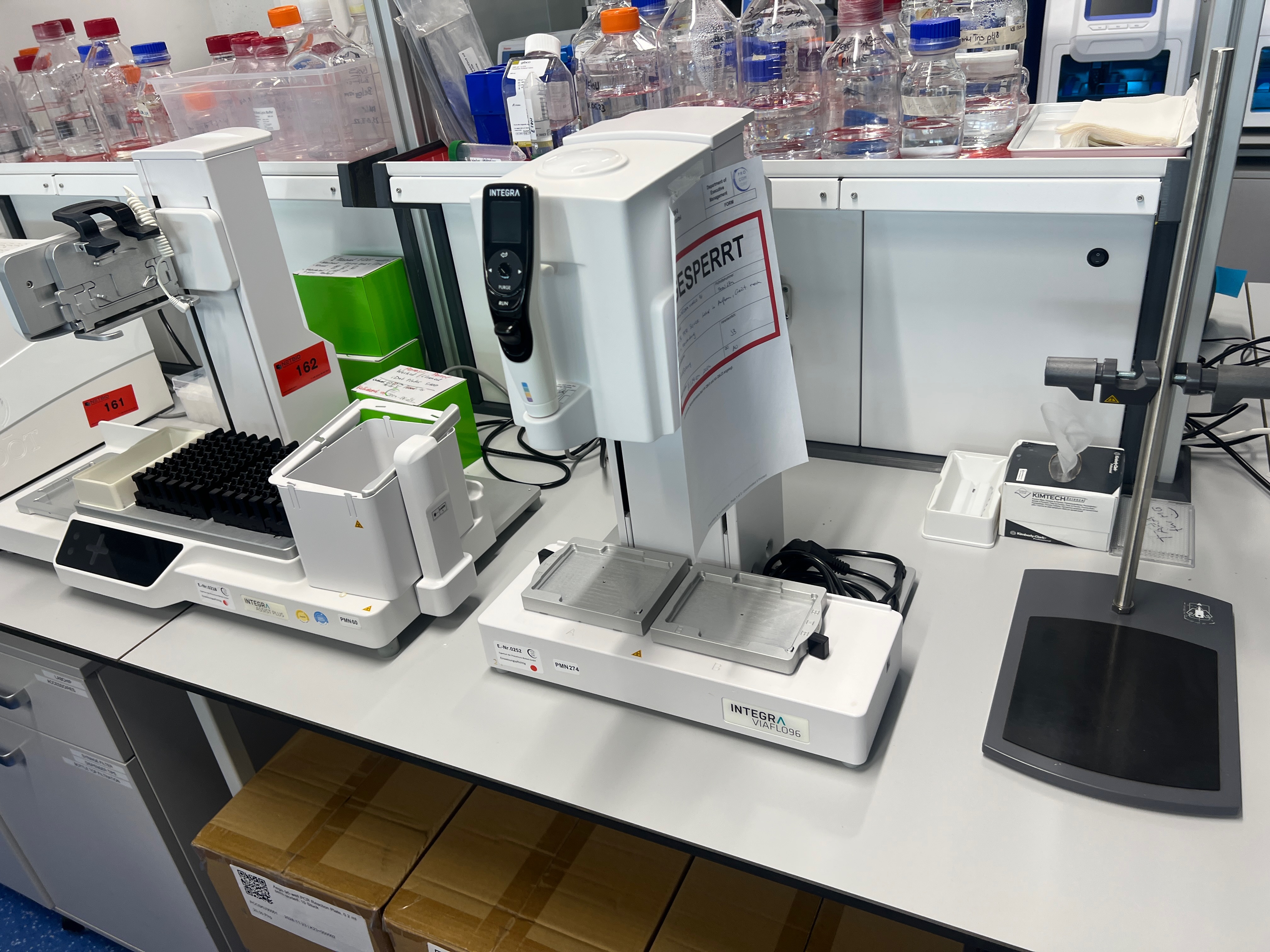 Mehrkanal Pipettiersystem Integra Viaflow 96