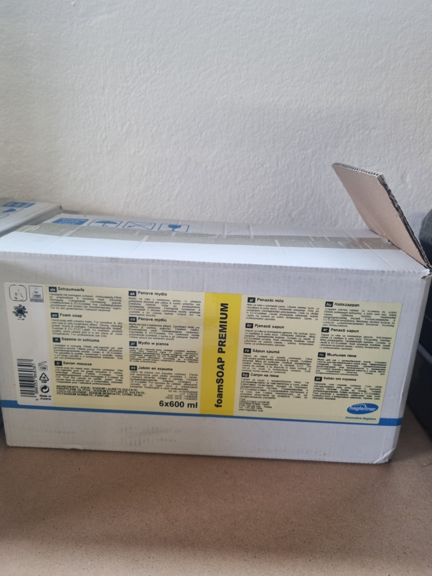 Hagleitner Foam Soap Premium 6x600ml, Position 2 Stück