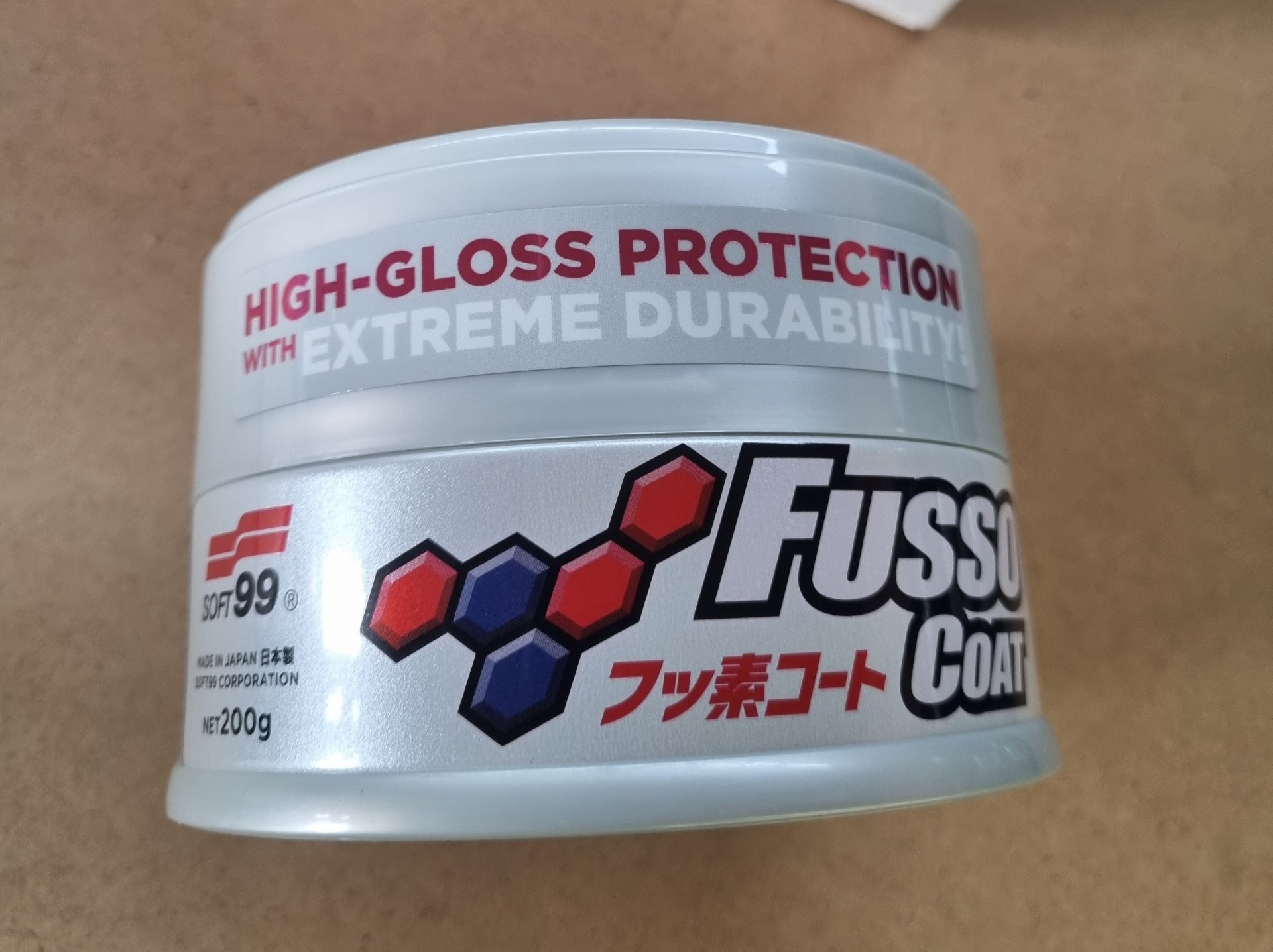 Soft99 Fusso Coat 12 Months Wax Light 200g, Position 4 Stück