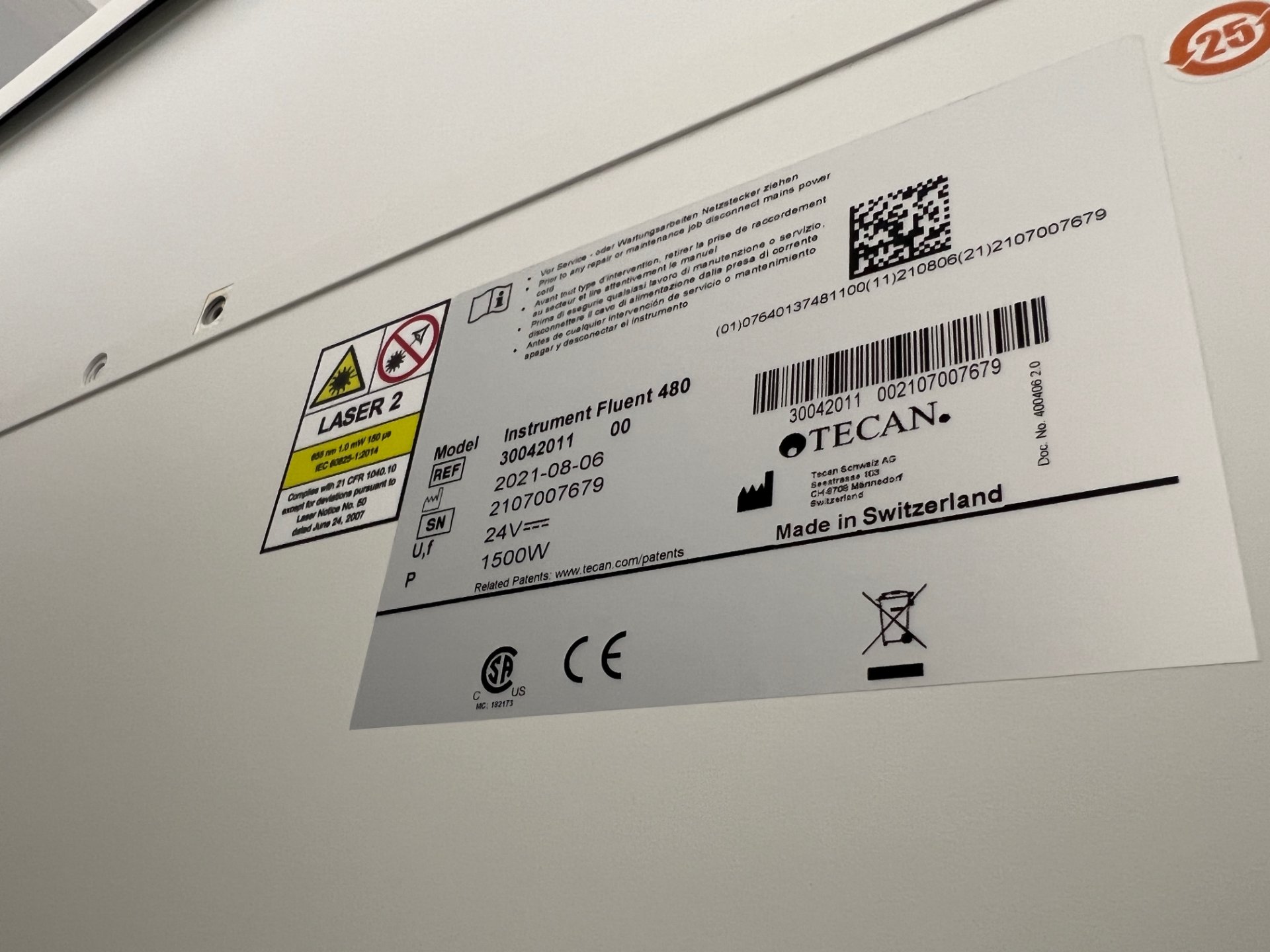 Flüssigkeitshandhaber Tecan Instrument Fluent 480 – Bild 2