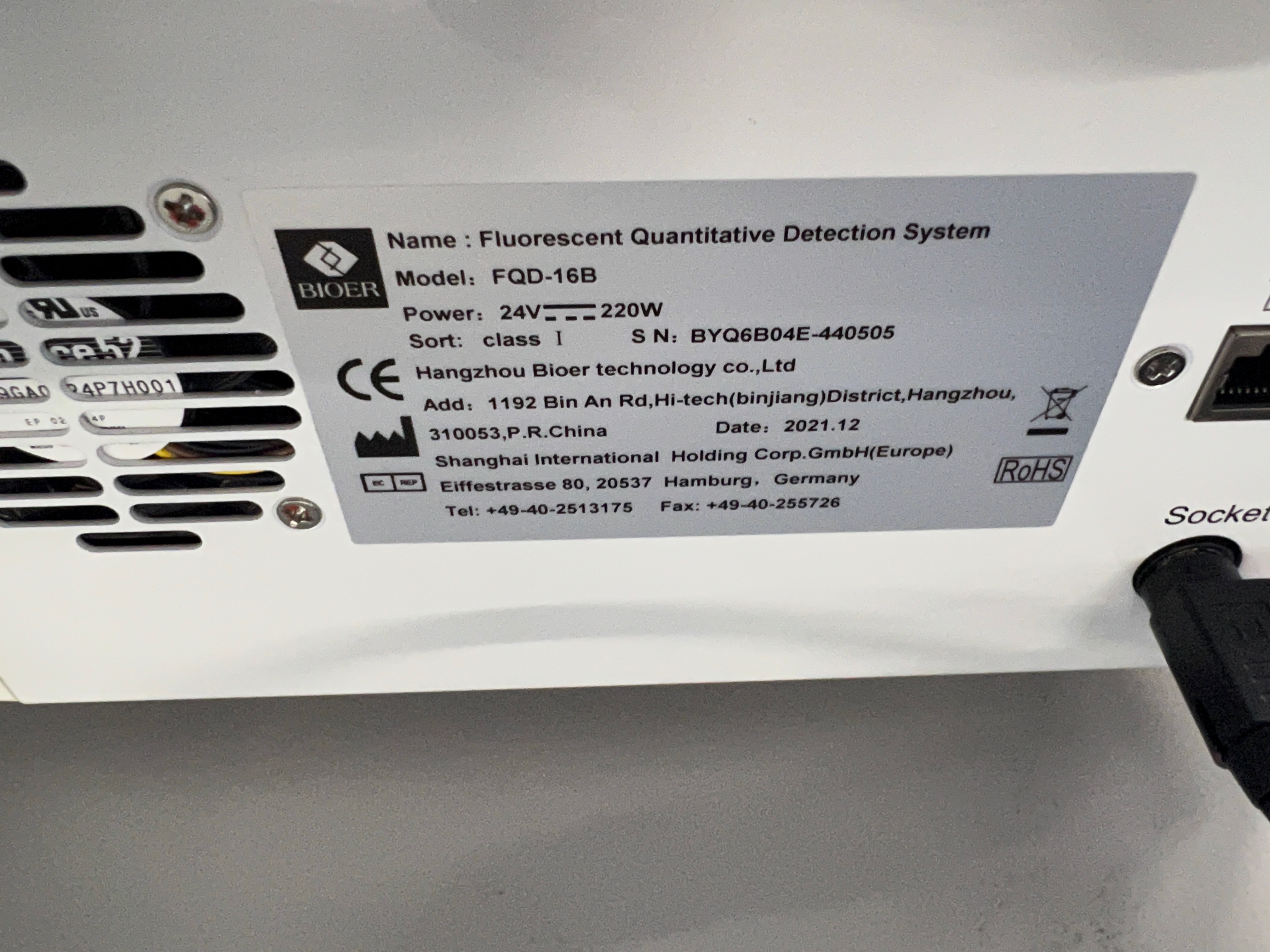 Fluorescent Detection System Bioer FQD-16B, Position 3 Stück – Bild 2