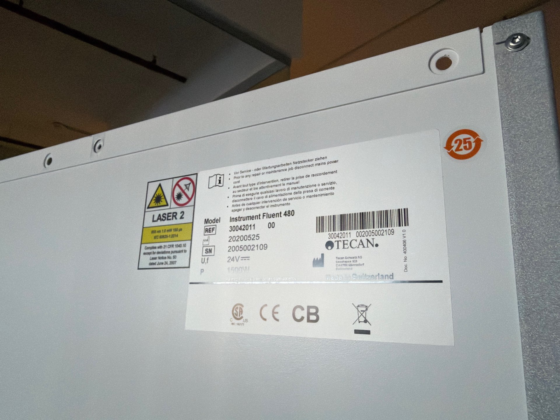 Liquid Handler TECAN Instrument Fluent 480 – Bild 2