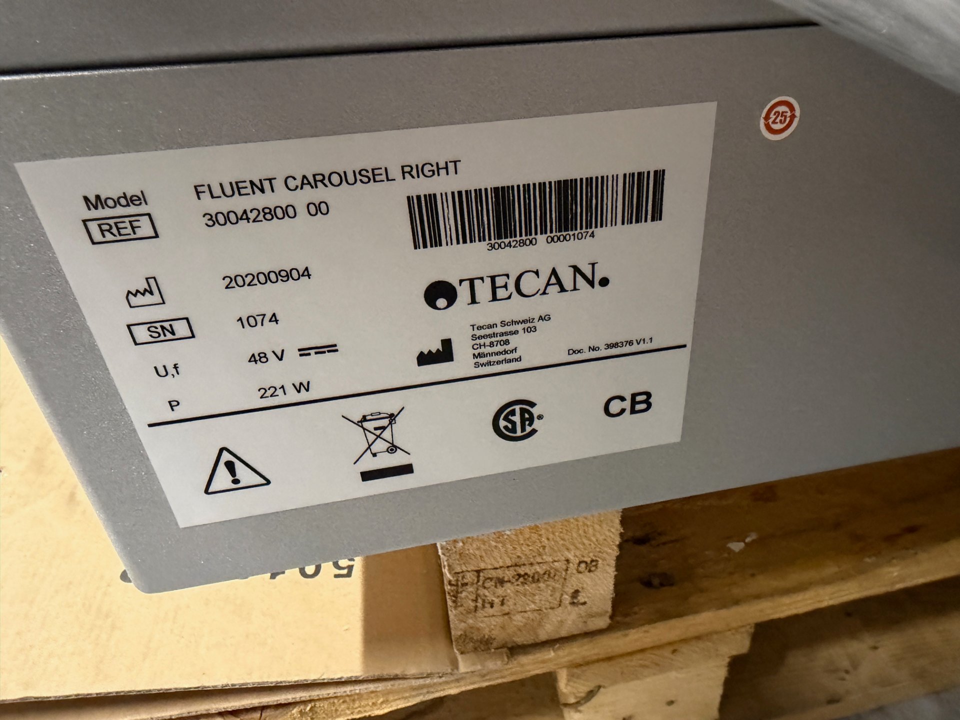 Rechtskarussell TECAN Fluent Carousel Right – Bild 2