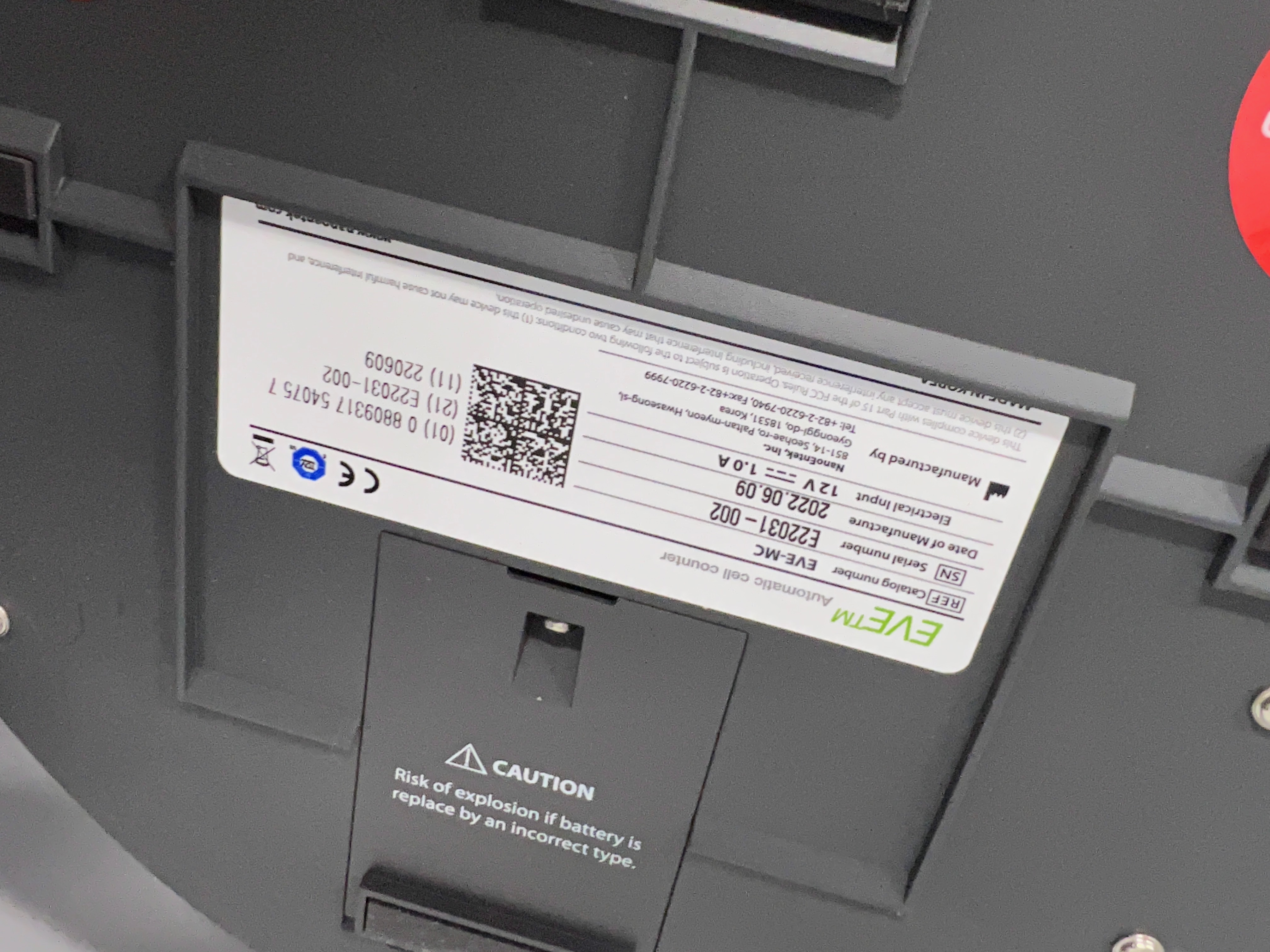 Automatischer Zellzähler EVE-MC NanoEntek – Bild 2
