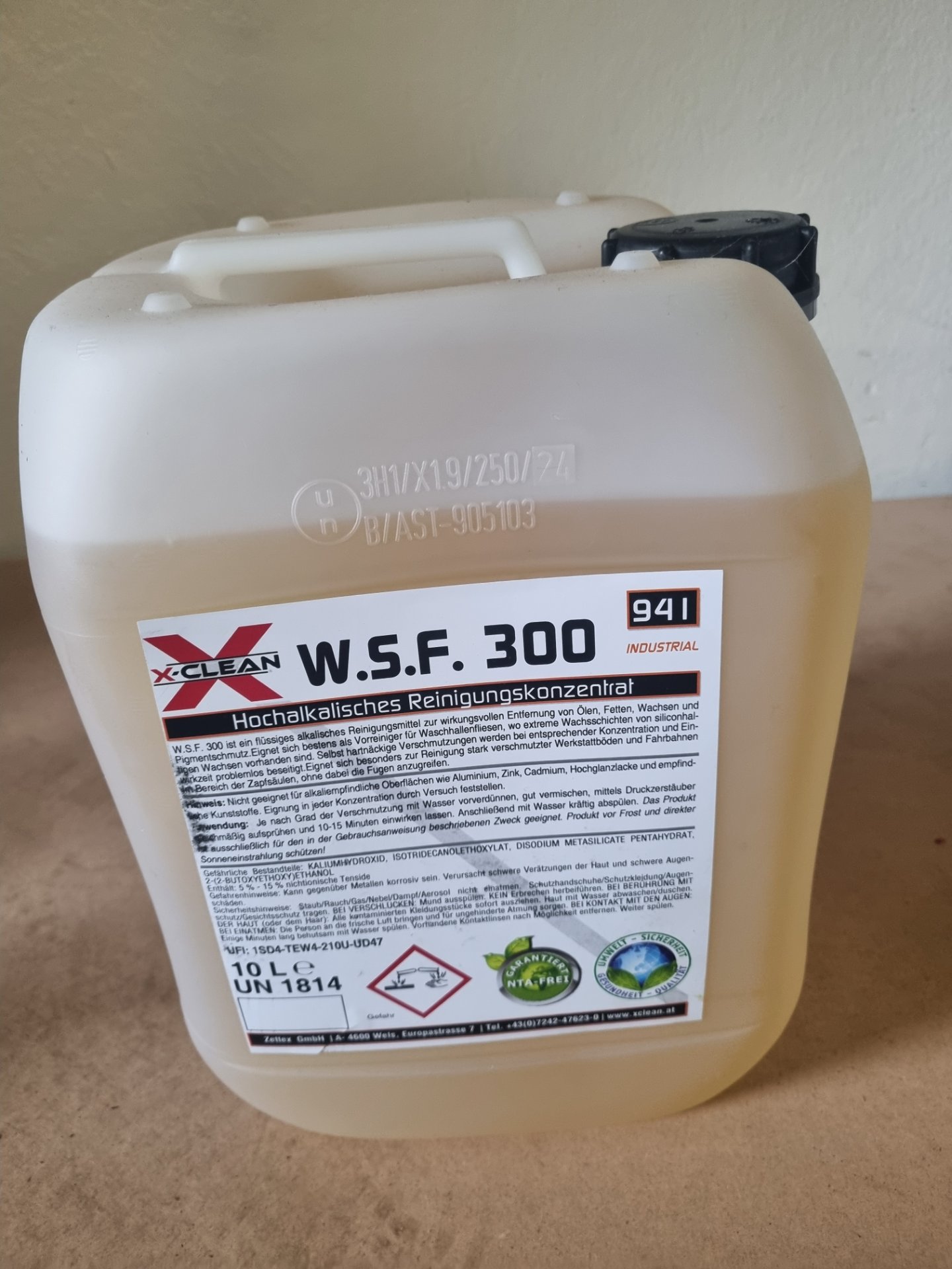 XClean Hochalkalisches Reinigungskonzentrat 10L