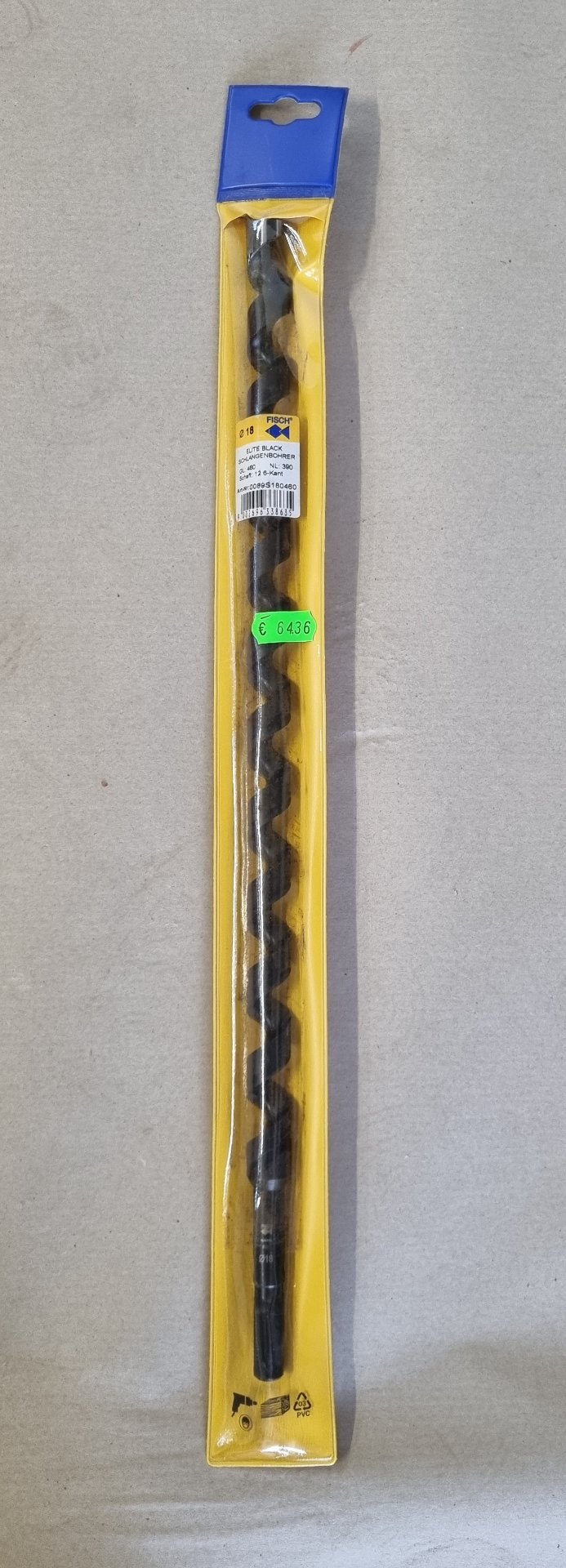 Fisch-Tools ELITE BLACK SCHLANGENBOHRER 18 MM, Position 2 Stück