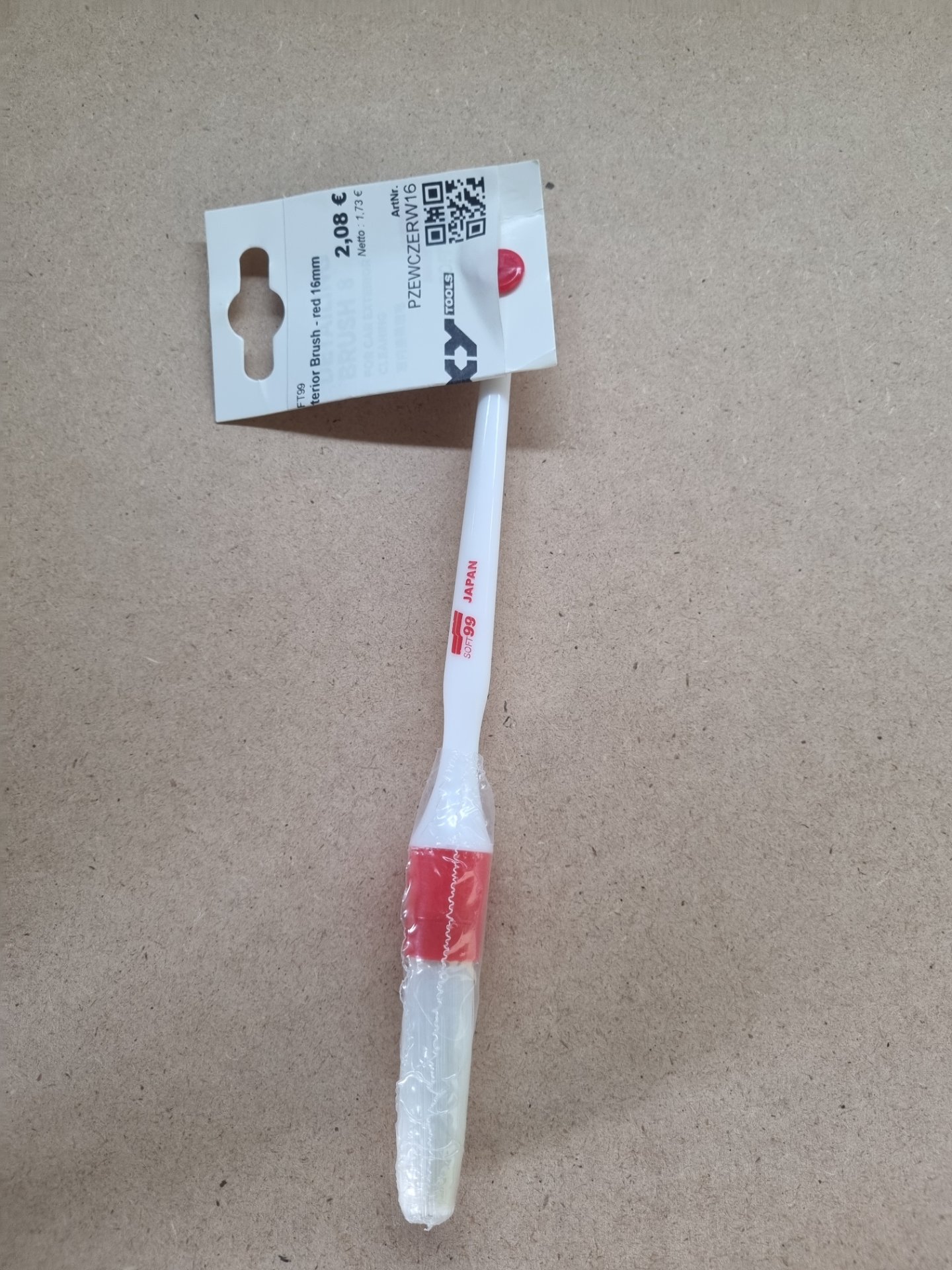 Soft99 Exterior Brush - red 16mm, Position 5 Stück