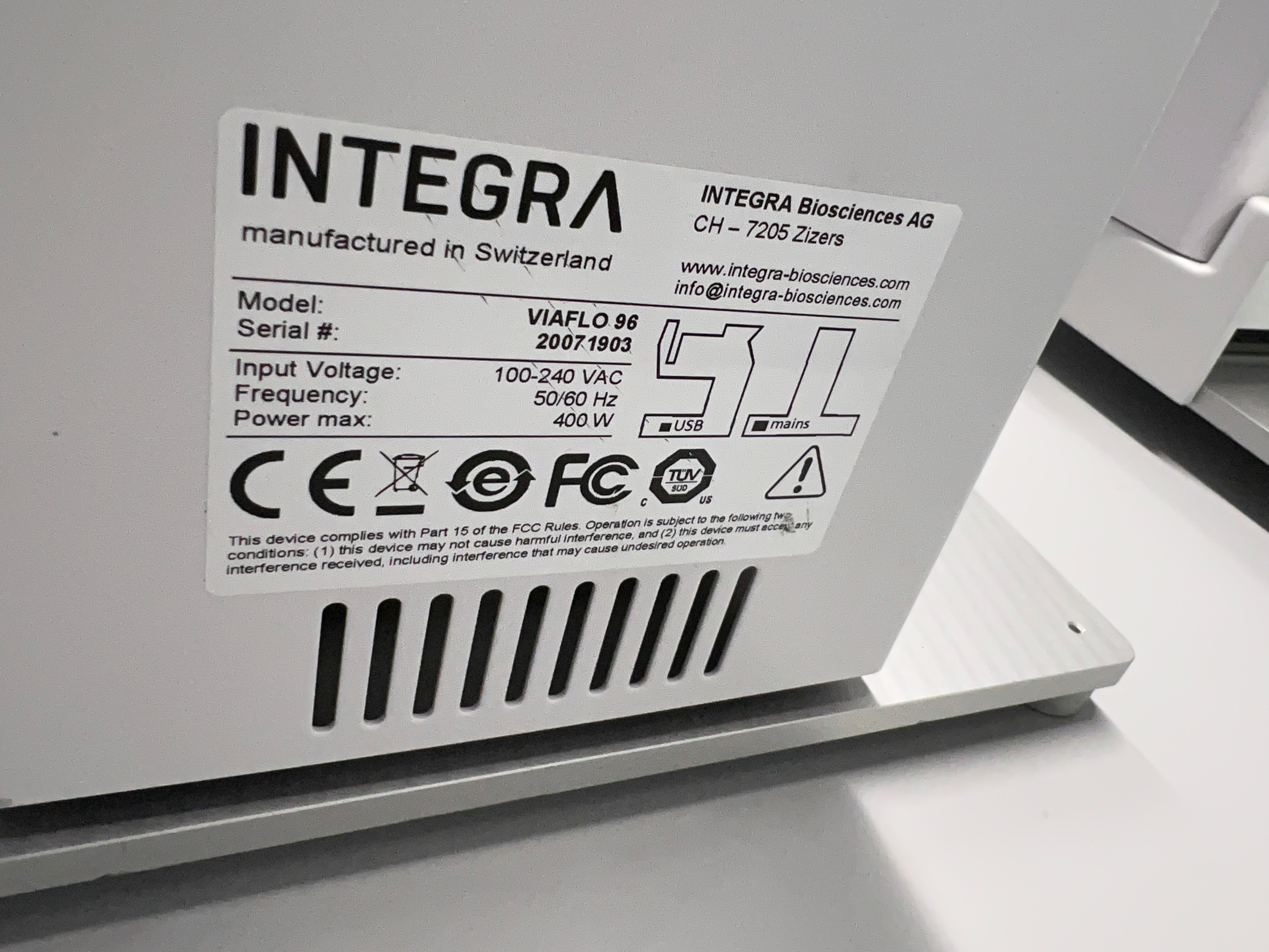 Mehrkanal Pipettiersystem Integra Viaflow 96 – Bild 2